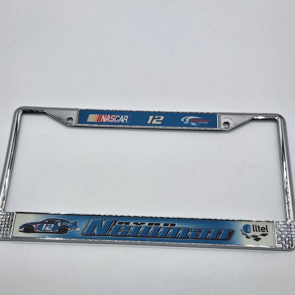 Ryan Newman NASCAR #12 Alltel Penske Racing Plate‎ Frame WinCraft USA